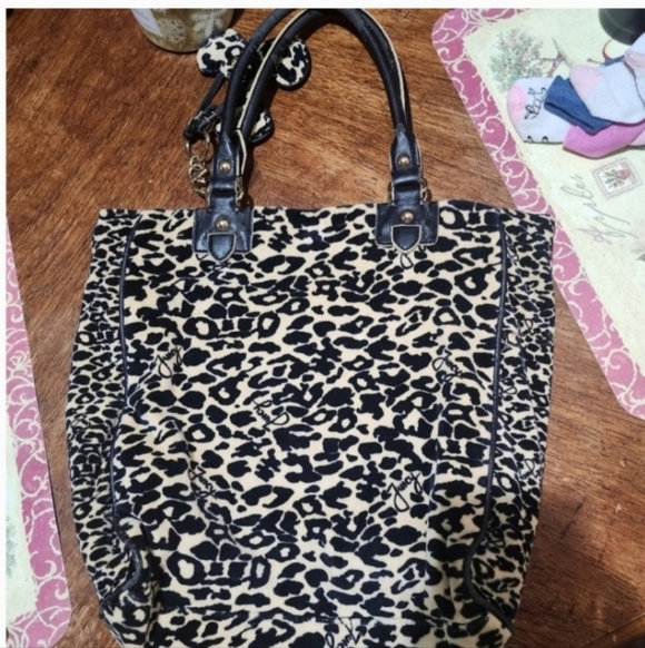 🍂🍁Y2k juicy couture rare vintage leapord tote bag - Picture 4 of 8